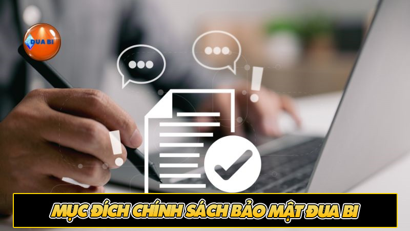 Mục đích chính sách bảo mật đua bi